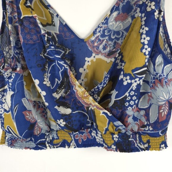 NWT FREE PEOPLE Ocean Combo Weekend in Montauk Cropped Tank Top OB1338373 Sz M - Picture 8 of 12